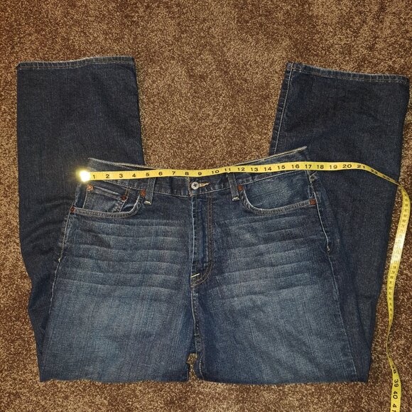 Lucky Brand Dungarees by Gene Montesano Classic fit Jeans Size 34 Short Inseam - Picture 5 of 12